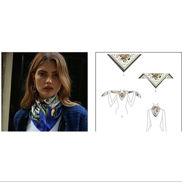 Ti Sento Milano colorful scarf OS - Picture 8 of 8